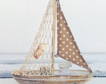 Wood Boat, Boy Nursery Decor