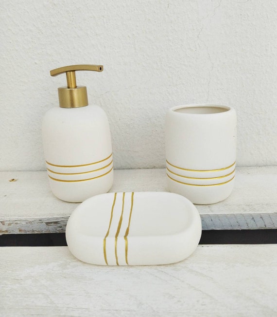 White Ceramic Soap Dish