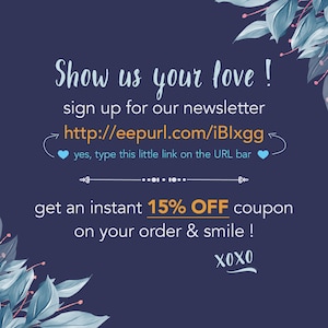 INSTANT 15% OFF coupon by joining my exclusive VIP group:
>>> http://eepurl.com/iBIxgg (Copy and Paste into the URL bar at the top of your screen!)