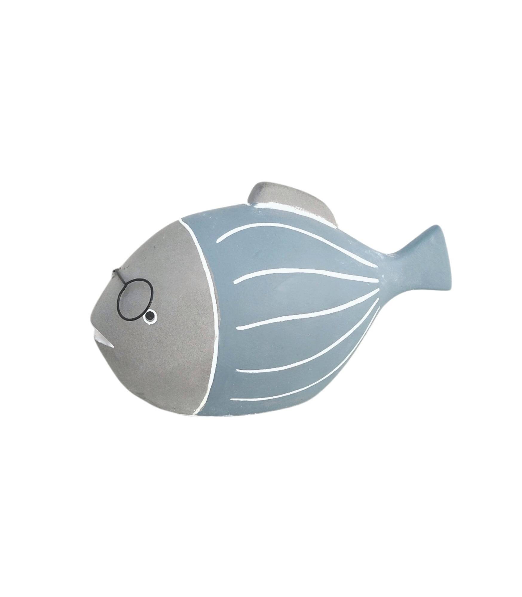 Ceramic Fish Decor Animal With Glasses Funny Fish Figurine - Etsy Finland