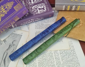 Old Hardcover Book Back Candle, Vintage Bookmark Candle, Orthodox Easter Gift For Godchild