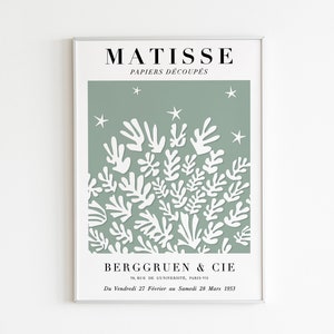 Henri Matisse Print, Matisse Cutout Print, Matisse Exhibition Poster, Matisse Style Print