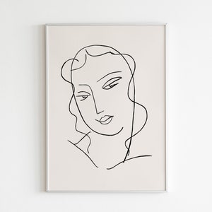 Matisse Face Art Print Matisse Line Drawing Henri Matisse Etsy UK matisse-face-art-print-matisse-line-drawing-henri-matisse-etsy-uk