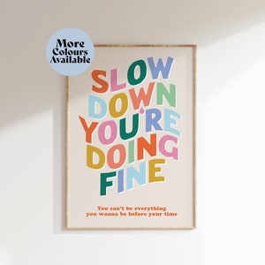 Billy Joel Lyric Print, Billy Joel Vienna Print, Slow Down You're Doing Fine Lyric Poster, Indie Music Print, Concert Gig Print