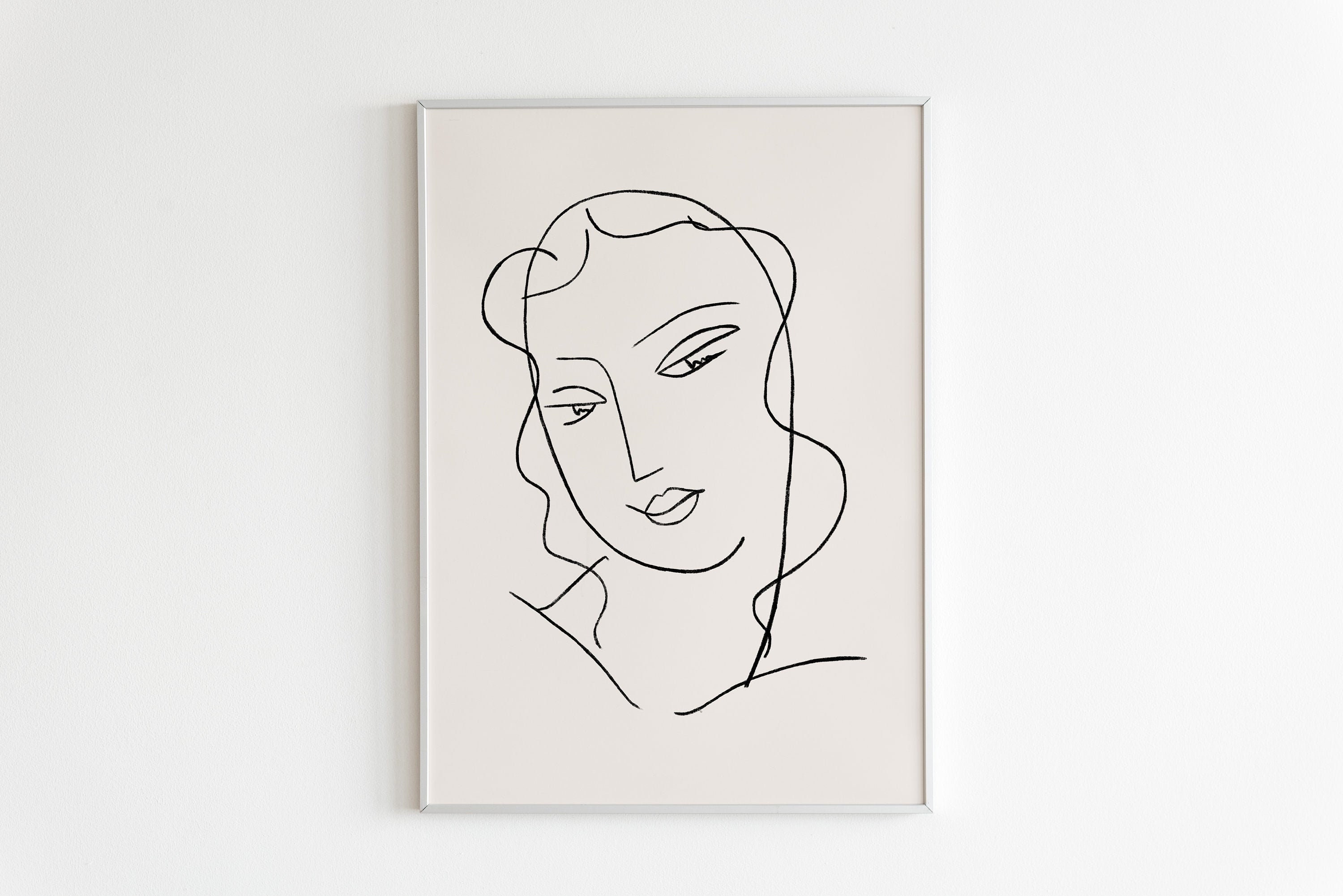 Matisse Face Art Print Matisse Line Drawing Henri Matisse Etsy UK