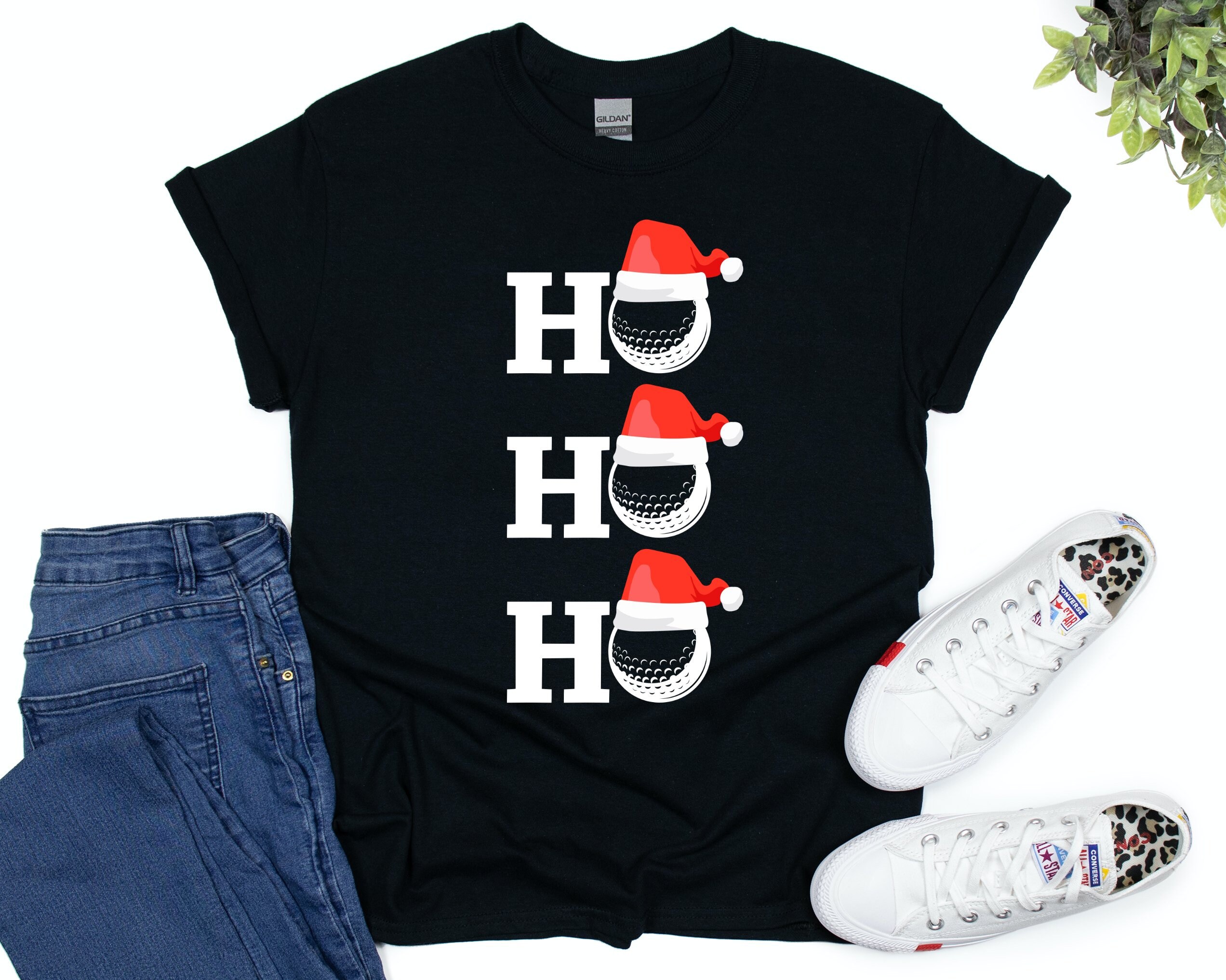 Christmas Golf Shirt Golf Shirt Golf Lover Shirt HO HO HO Etsy