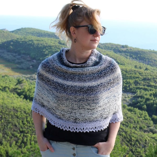 Calentador de hombros para mujer, cuello de lana minimalista