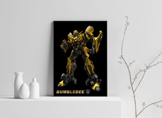 Bumblebee Transformers Movie Large CANVAS Art Print Giant A0 to Small A4