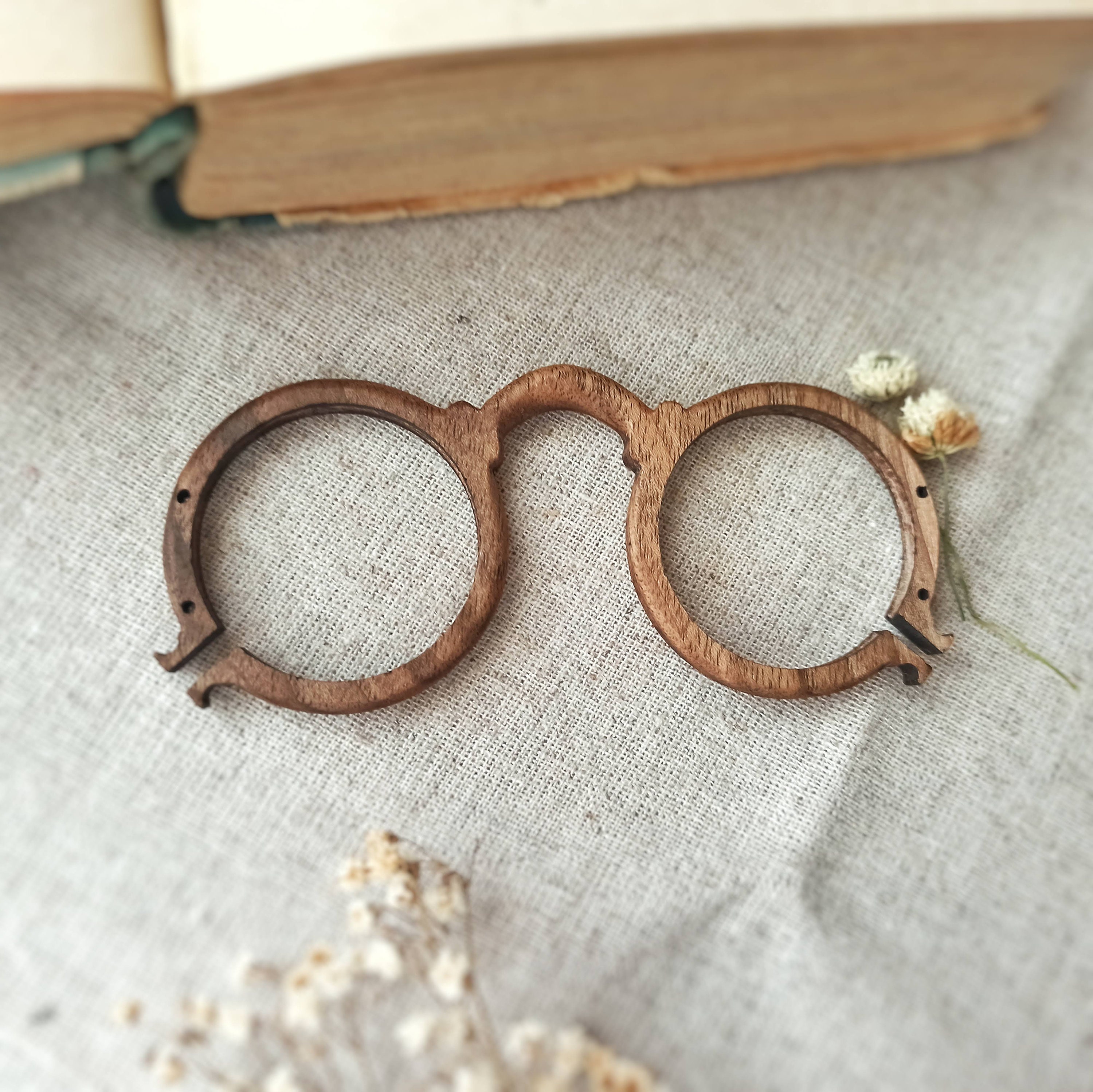 Medieval spectacles eyeglasses frame sutable for LARP SCA Etsy