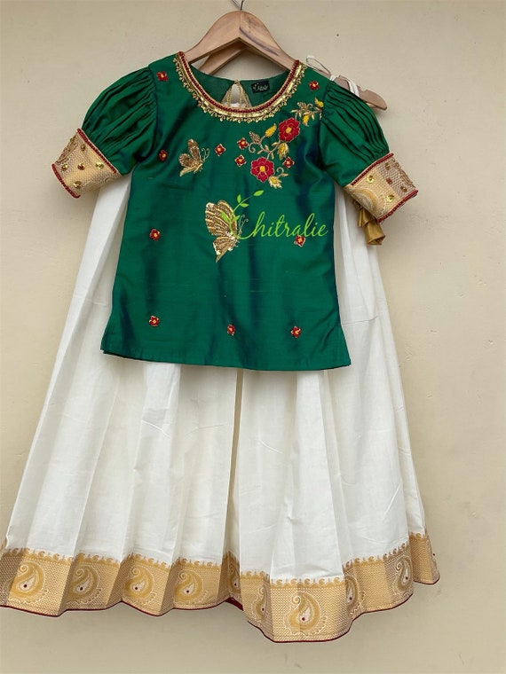 Girls Kerala Traditional Dress for Onam/ Onam Dress/ Indian - Etsy Ireland Girls Kerala Traditional Dress for Onam/ Onam Dress/ Indian - Etsy Ireland
