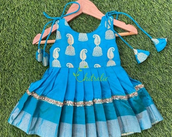 Robe nouée pour nouveau-né bébé fille 0-3 mois/cadeau pour bébé