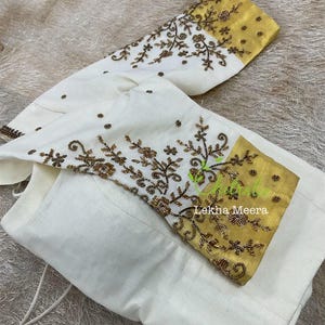 Made To Order Kerala Gold Kasavu Saree Blouse/Indian Designer Blouse