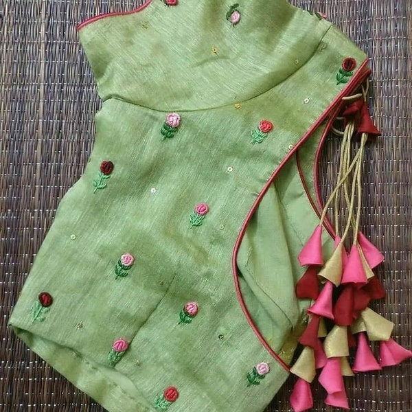 Mint Green Blouse Etsy