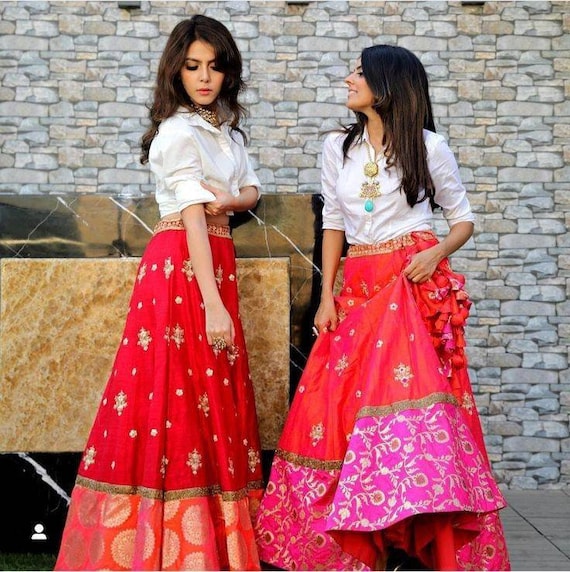 Shop SK18 - Brocade Skirt Online | Buy from Indian Store, USA