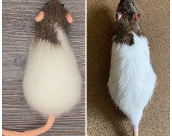 realistic stuffed rat