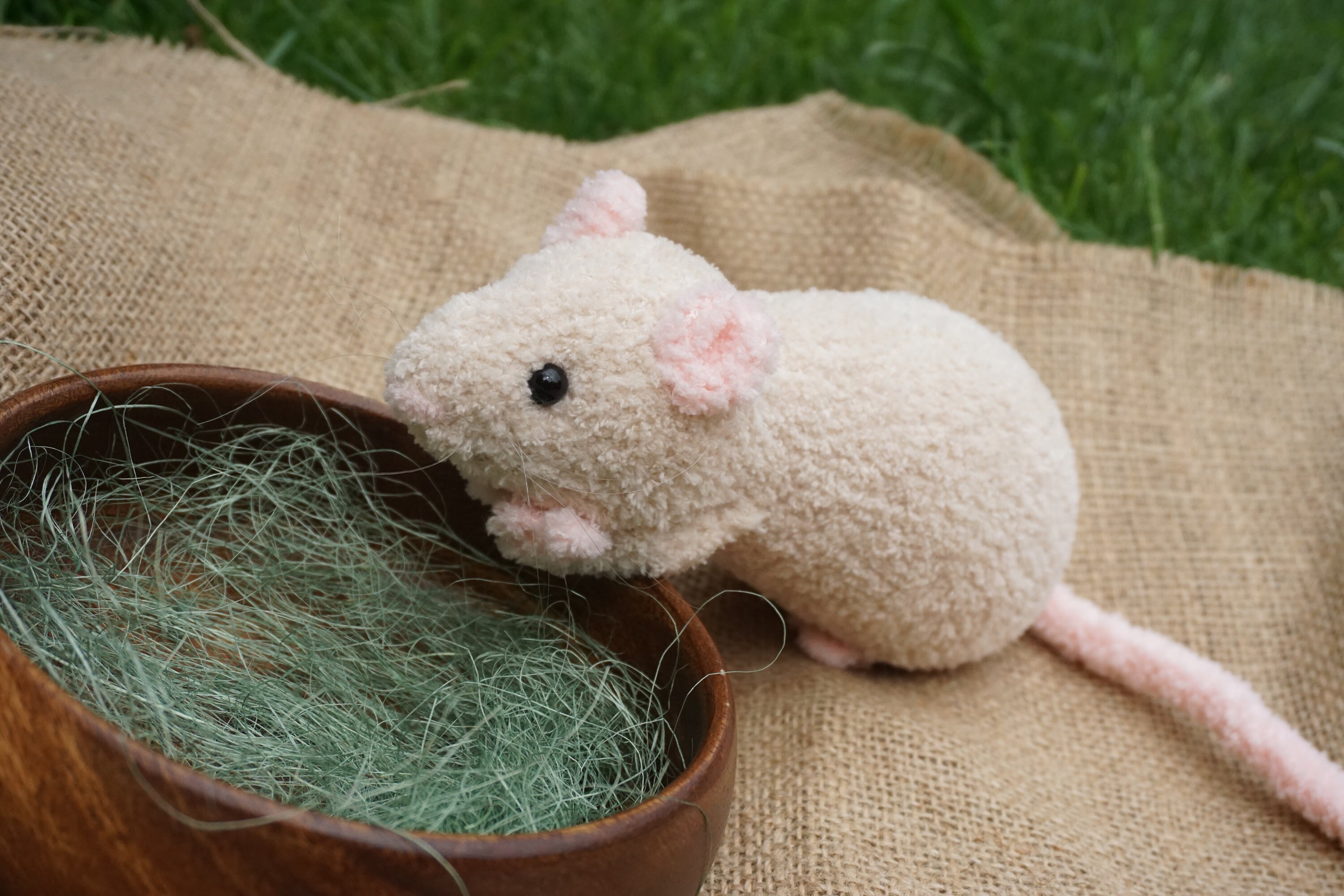 Plush stuffed toy rat READY TO SHIP white rat cuddly toy Etsy