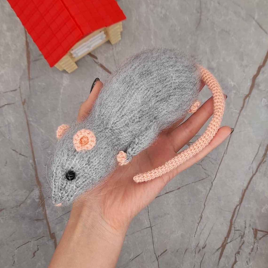 Custom realistic rat toy make from photo 7 inches toy Etsy