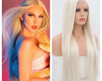 ice blonde wig