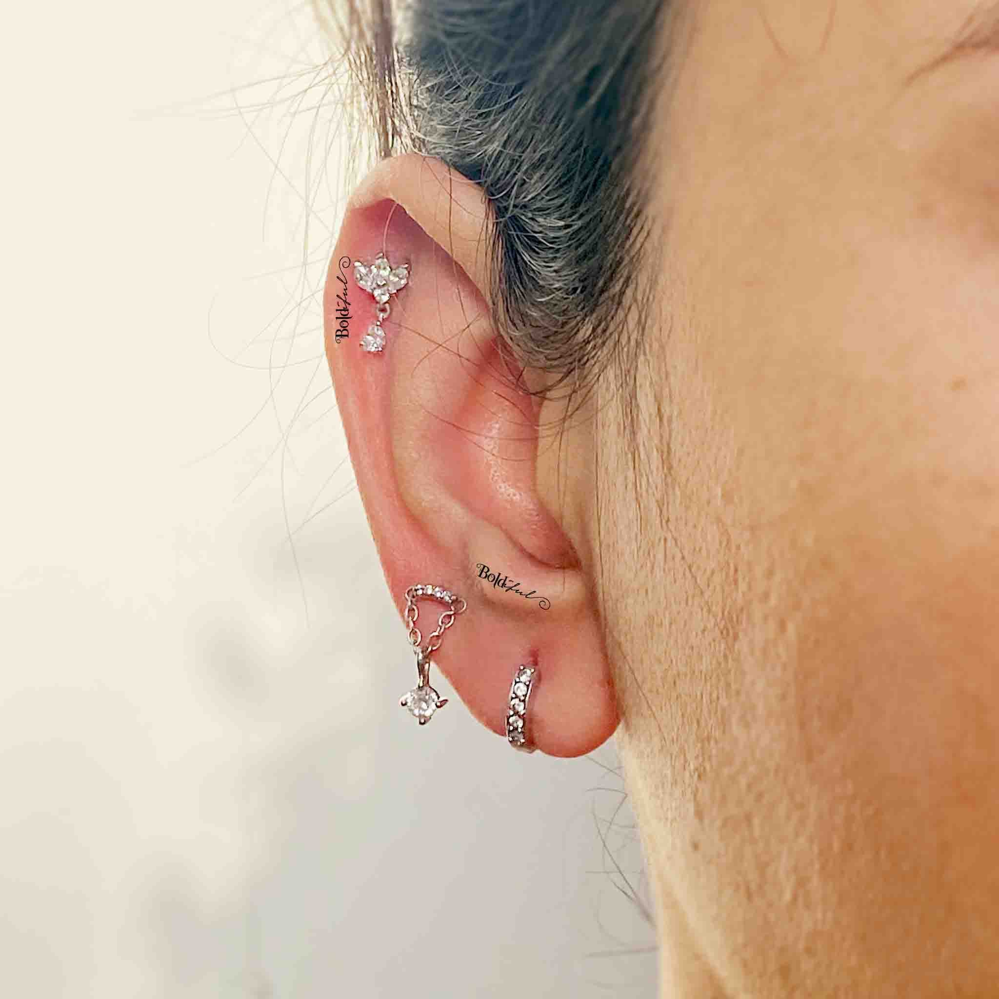 Tinkle Helix Ohrringe Helix Ohrringe Helix Schmuck Helix - Etsy.de