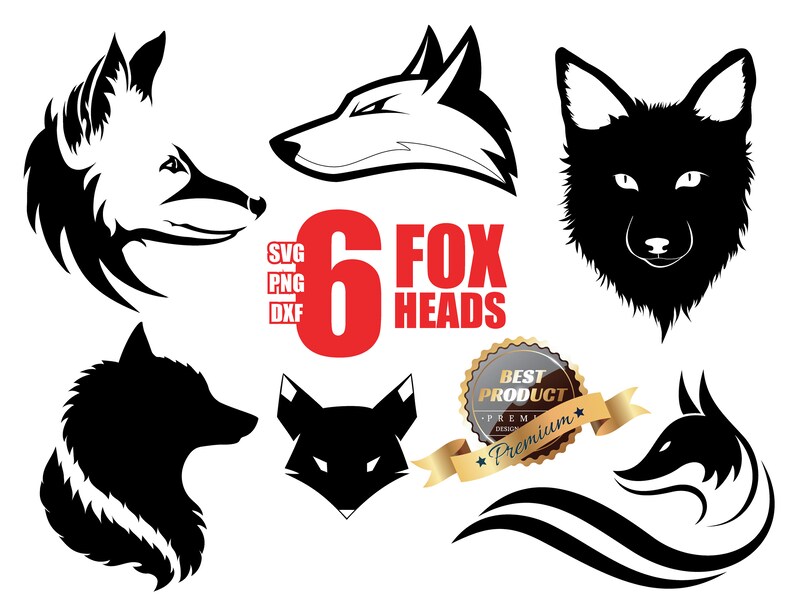 Download Fox head svg Cute fox svg bundle Woodland animals svg | Etsy