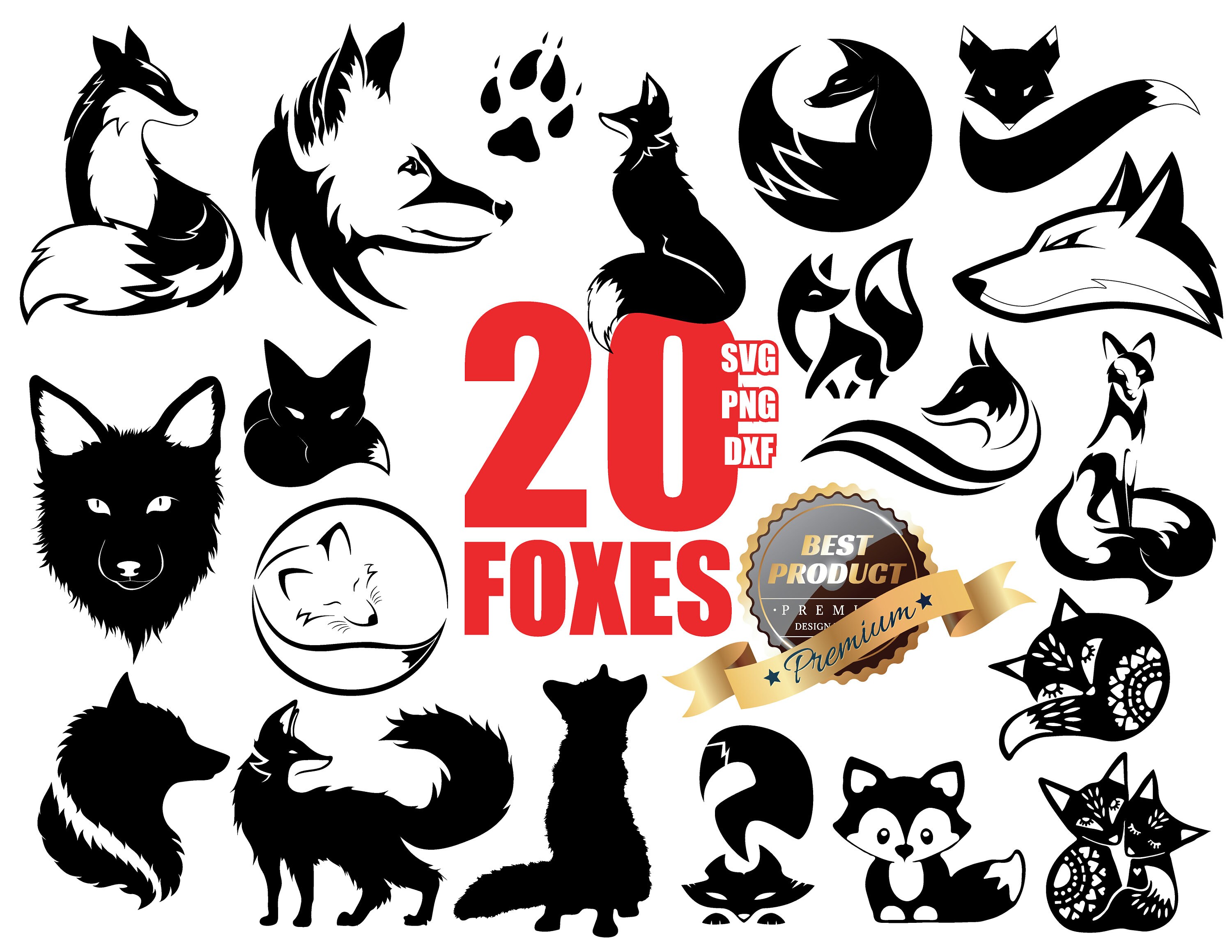 Download Cute fox svg file Fox svg bundle Animal silhouette files ...