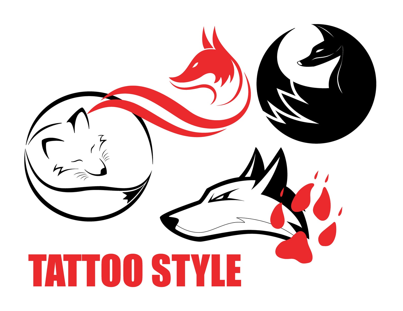 Download Cute fox svg file Fox svg bundle Animal silhouette files | Etsy