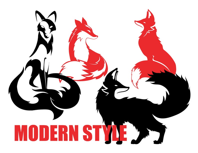 Download Cute fox svg file Fox svg bundle Animal silhouette files | Etsy