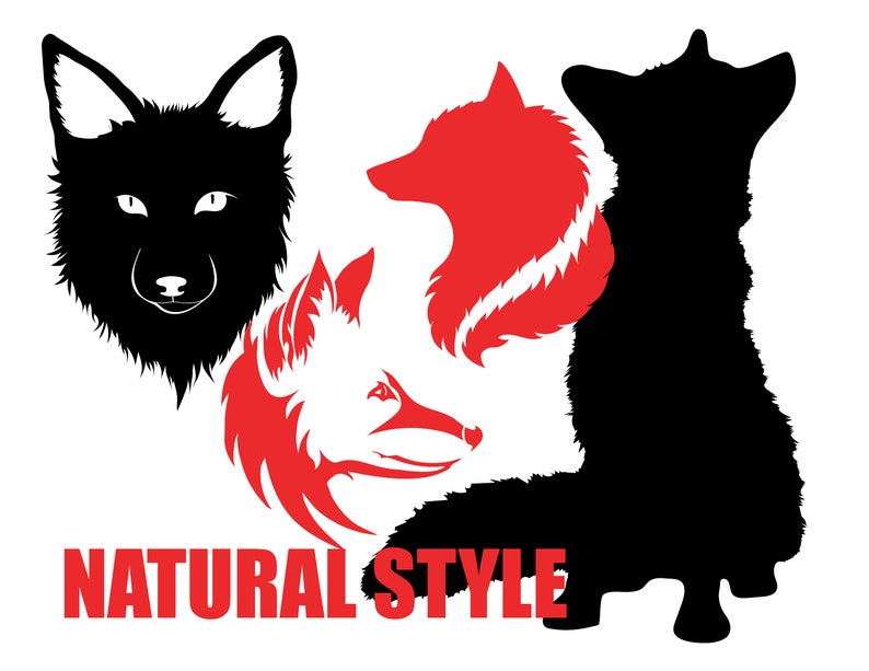 Download Cute fox svg file Fox svg bundle Animal silhouette files | Etsy