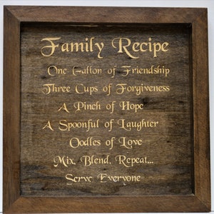Family Recipe