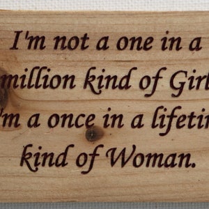 Once in a Lifetime Woman (Magnet)