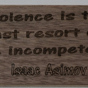 Isaac Asimov Quote Refrigerator Magnet