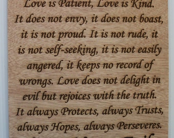 1st Corinthians 13, Love is Patient, Love is Kind