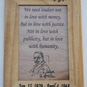 Dr. Martin Luther King, Jr. Framed Quotation