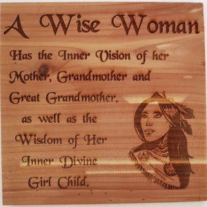 Eine weise Frau