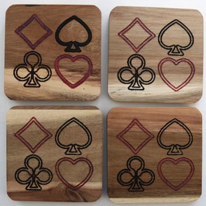 Card Table Coasters