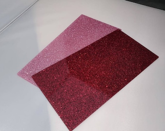 Balayage hair bali board glitter pink 15cm x 30cm x 3mm