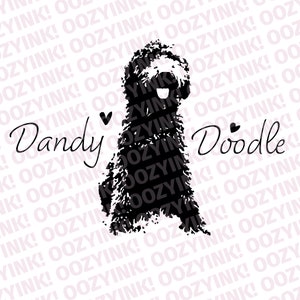 Labradoodle SVG PNG Digital Download für Siebdruck, Sublimation, Cricut oder andere unterstützte Schneidemaschinen.