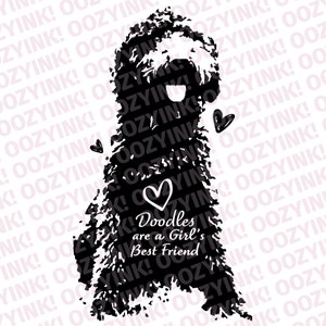 Labradoodle SVG PNG Digital Download für Siebdruck, Sublimation, Cricut oder andere unterstützte Schneidemaschinen.
