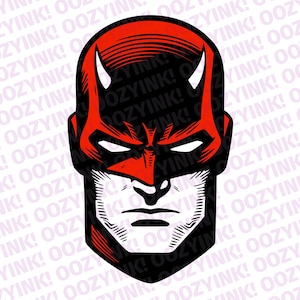 Super Hero Teufel SVG PNG Digital Download für Siebdruck, Sublimation, Cricut oder andere unterstützte Schneidemaschinen.