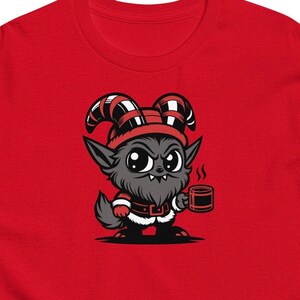 Christmas Krampus uni-sex t-shirt christmas gift for grumpy krampus on your naughty list.