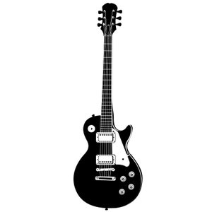Rockgitaar SVG PNG digitale download svg voor cricut of andere ondersteunde snijmachines.