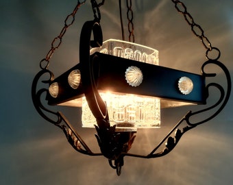 Unusual hybrid MCM / Pendant Lamp