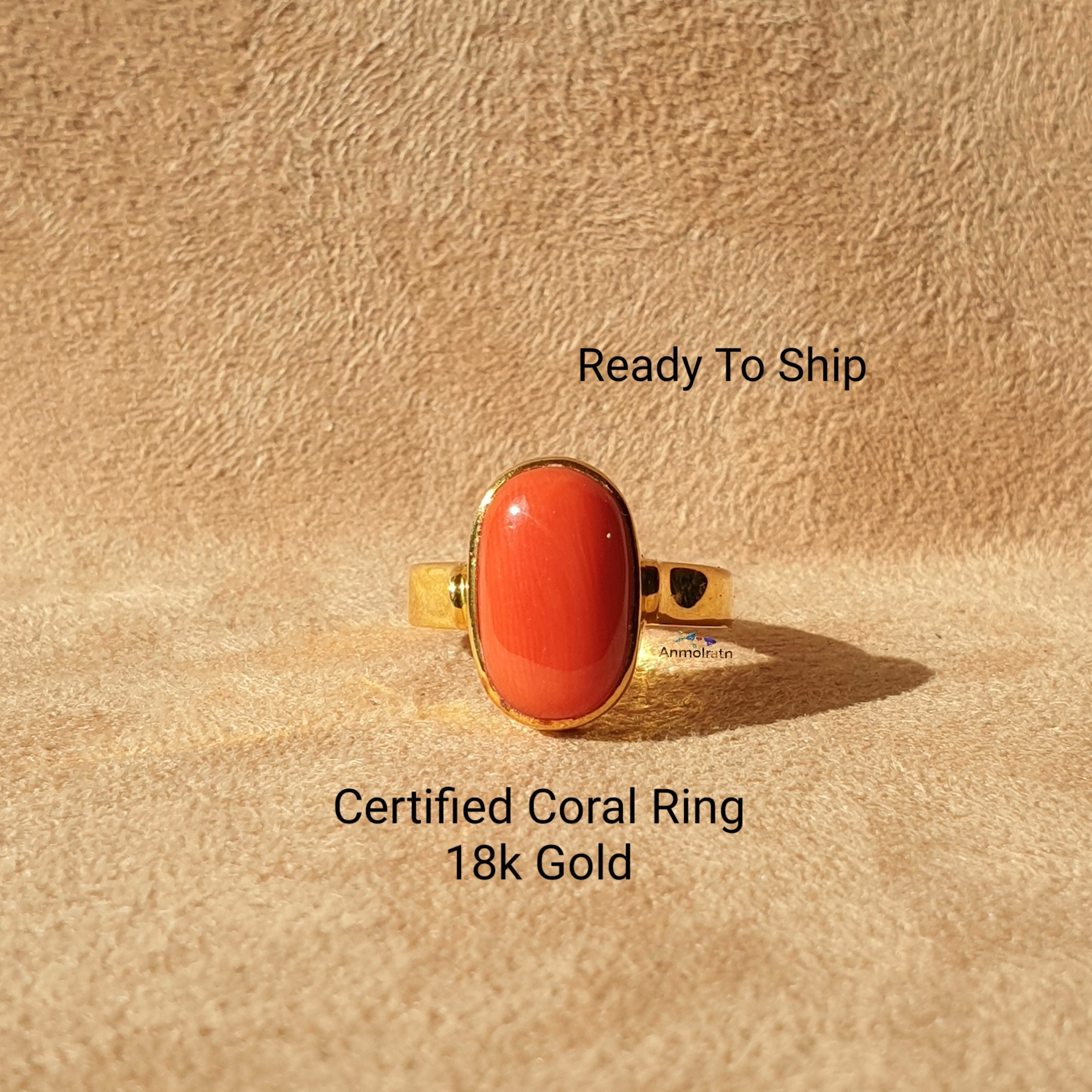 Red Stone With Diamond Finely Detailed Design Gold Plated Ring For Men -  Style B295 – Soni Fashion®