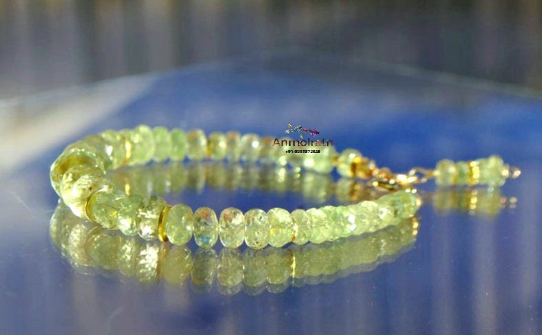 ヴィンテージ コロンビア産エメラルドブレスレット、未処理イエロー