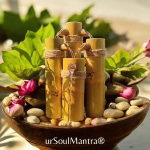 手作りの竹製噴水：瞑想のための禅風屋内水景