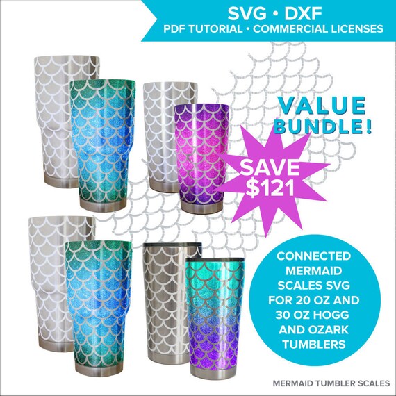 Download Free Ozark And Hogg 20 Oz And 30 Oz Mermaid Scales Svg Cutting Etsy SVG Cut Files