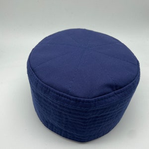Blue cotten kufi hat