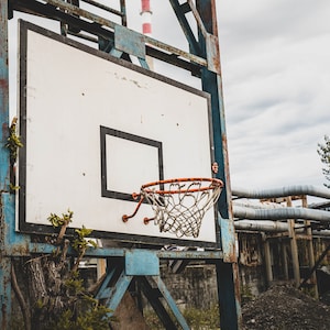 Vintage Old School Basketball Backboard from the 1970s