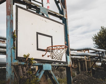 Vintage Old School Basketball Backboard from the 1970s