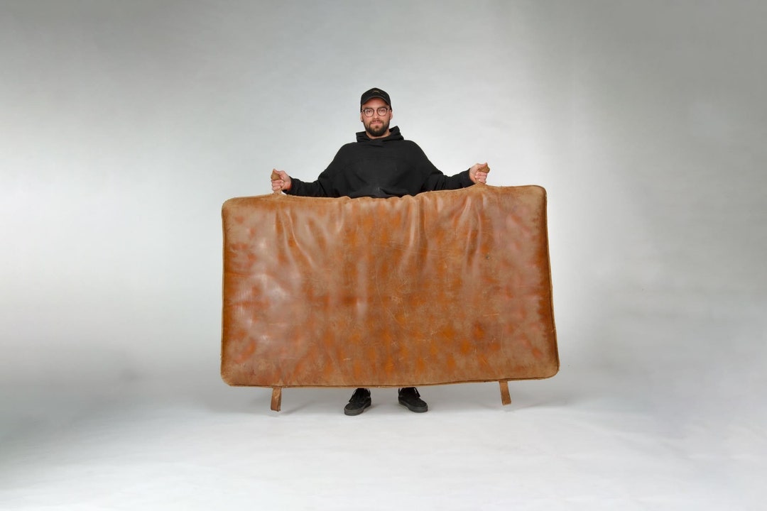 Leather Vintage Gym Mat Brown Leather Original Gym Equipment From 1930s0024 Etsy